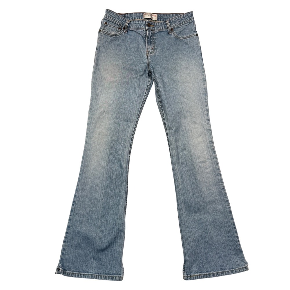 Vintage Y2K Levi Strauss Signature Jeans 11 Light Blue Low Rise Slim Bootcut